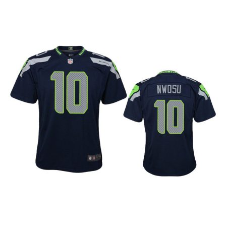 Youth Seahawks Uchenna Nwosu College Navy Game Jersey