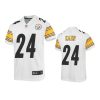 Youth Steelers Damontae Kazee White Game Jersey 2 youth steelers damontae kazee game white jersey