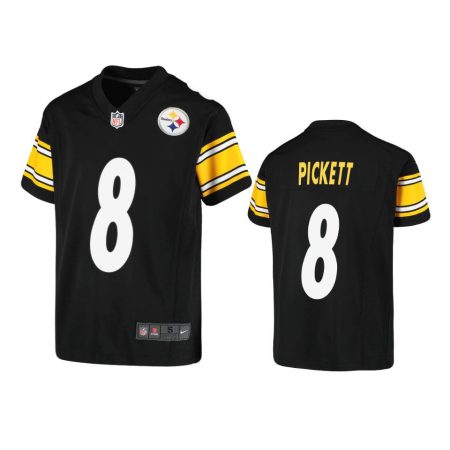 Youth Steelers Kenny Pickett Black Game Jersey