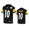 Youth Steelers Mitchell Trubisky Black Game Jersey 3 youth steelers mitchell trubisky game black jersey