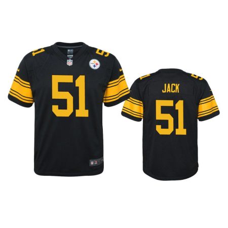 Youth Steelers Myles Jack Black Alternate Game Jersey