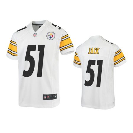 Youth Steelers Myles Jack White Game Jersey