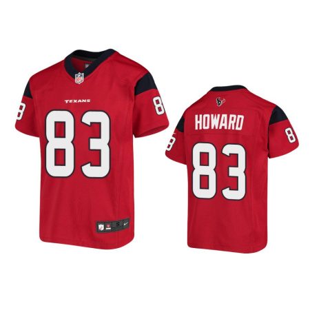 Youth Texans O.J. Howard Red Game Jersey
