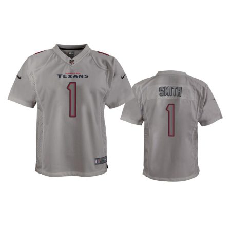 Youth Texans Tremon Smith Gray Atmosphere Fashion Game Jersey