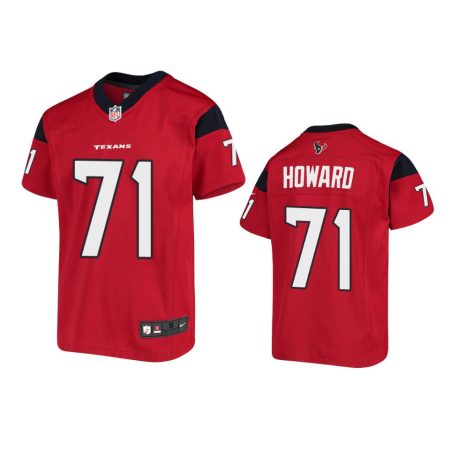 Youth Texans Tytus Howard Red Game Jersey