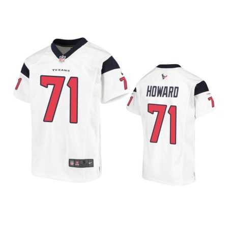 Youth Texans Tytus Howard White Game Jersey