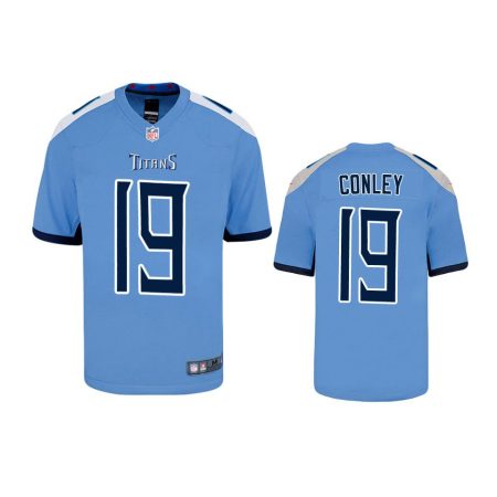 Youth Titans Chris Conley Light Blue Game Jersey
