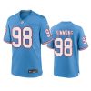 Youth Titans Jeffery Simmons Light Blue Oilers Throwback Game Jersey 2 youth titans jeffery simmons oilers throwback game light blue jersey