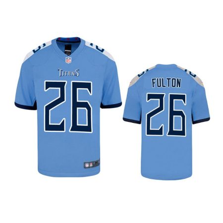 Youth Titans Kristian Fulton Light Blue Game Jersey