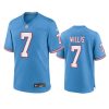 Youth Titans Malik Willis Light Blue Oilers Throwback Game Jersey 3 youth titans malik willis oilers throwback game light blue jersey