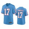 Youth Titans Ryan Tannehill Light Blue Oilers Throwback Game Jersey 2 youth titans ryan tannehill oilers throwback game light blue jersey