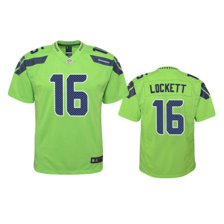 Youth Seattle Seahawks Tyler Lockett Green Game Jersey