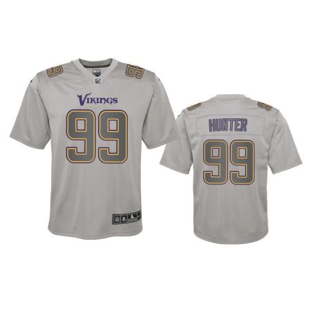 Youth Vikings Danielle Hunter Gray Atmosphere Fashion Game Jersey