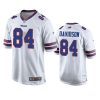 Buffalo Bills Zach Davidson White Game Jersey 2 zach davidson bills game white jersey