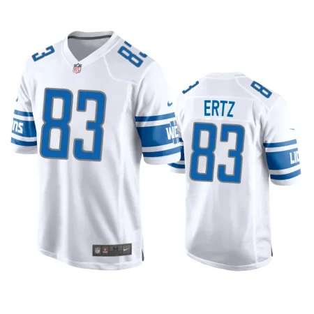 Detroit Lions Zach Ertz White Game Jersey