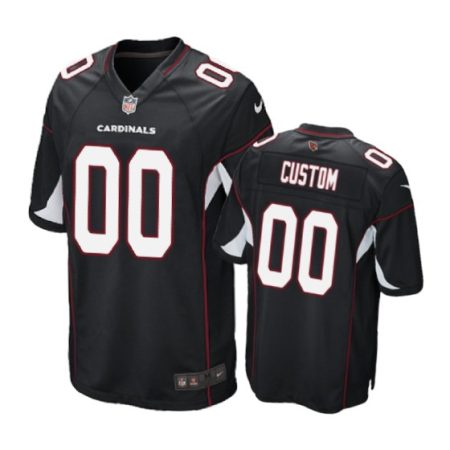 Atlanta Falcons #00 Custom Black Nike Game Jersey - Men's