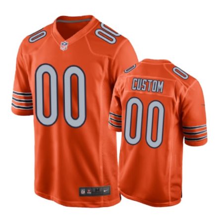 Cincinnati Bengals #00 Custom Orange Nike Game Jersey - Men's