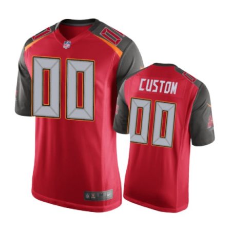 Atlanta Falcons #00 Custom Red Nike Game Jersey - Men's