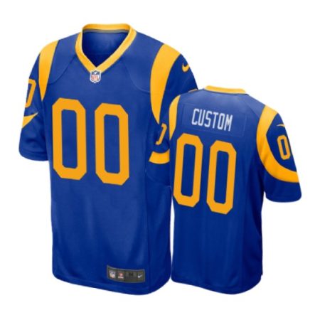 Buffalo Bills #00 Custom Royal Nike Game Jersey - Men's