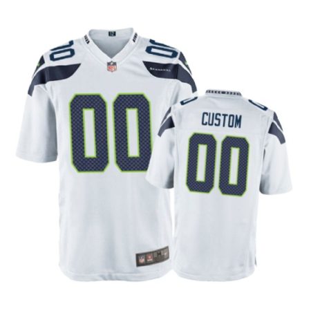 Buffalo Bills #00 Custom White Nike Game Jersey - Men's