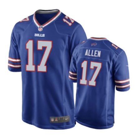 Buffalo Bills #17 Josh Allen Royal Nike Game Jersey - Men's