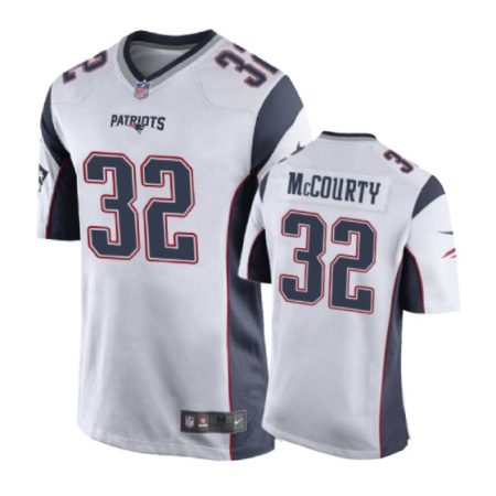 New England Patriots #32 Devin McCourty White Nike Game Jersey - Men's