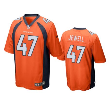 Denver Broncos #47 Josey Jewell Orange Game Jersey - Men's