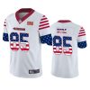 George Kittle San Francisco 49ers White Independence Day Stars & Stripes Jersey 2 49ers george kittle white independence day vapor jersey