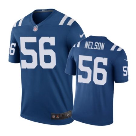 Indianapolis Colts #56 Quenton Nelson Nike color rush Royal Jersey