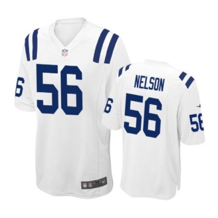 Indianapolis Colts #56 Quenton Nelson White Nike Game Jersey - Men's