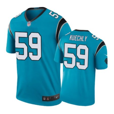 Carolina Panthers #59 Luke Kuechly Nike color rush Blue Jersey
