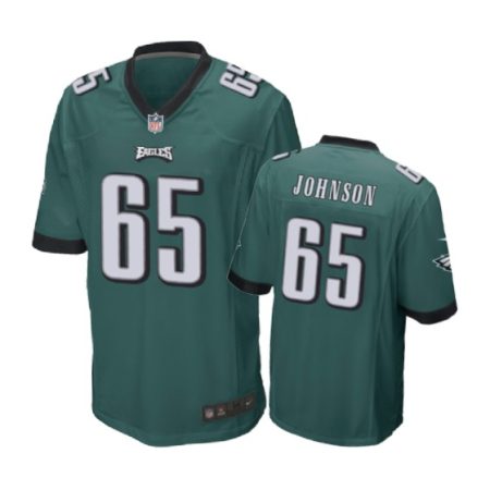 Philadelphia Eagles #65 Lane Johnson Green Nike Game Jersey - Men's