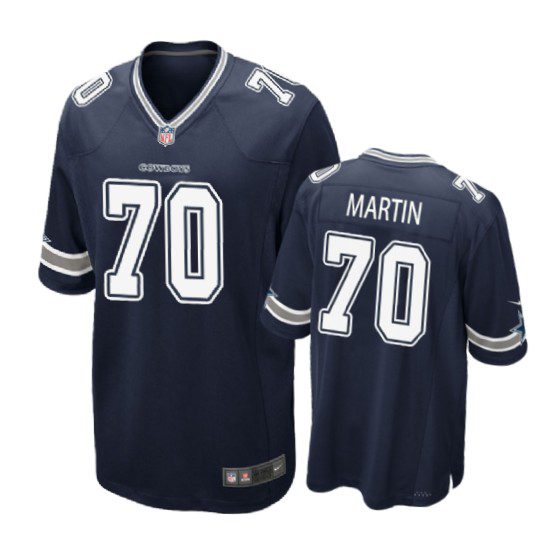 Dallas Cowboys #70 Zack Martin Navy Nike Game Jersey - Men's 1 70 navy zack martin jersey