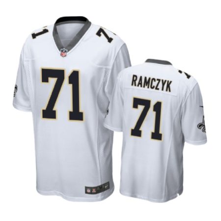 New Orleans Saints #71 Ryan Ramczyk White Nike Game Jersey - Men's