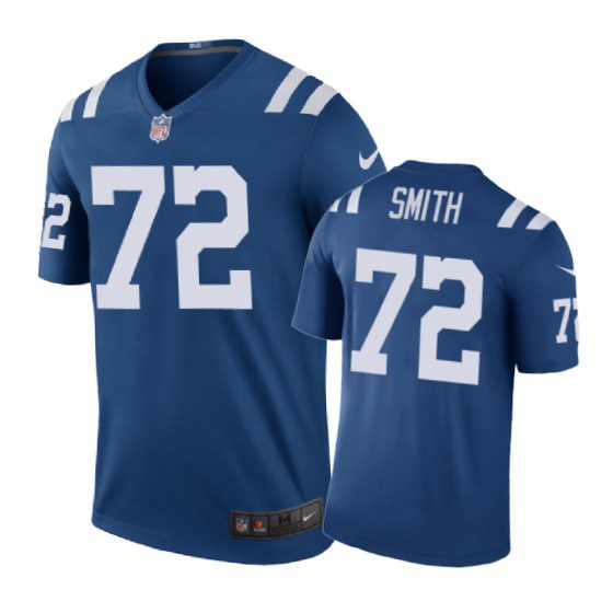 Indianapolis Colts #72 Braden Smith Nike color rush Royal Jersey 1 72 color rush braden smithroyal jersey