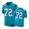 Carolina Panthers #72 Taylor Moton Nike color rush Blue Jersey 3 72 color rush taylor motonblue jersey