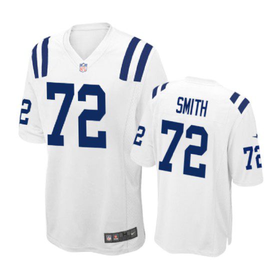 Indianapolis Colts #72 Braden Smith White Nike Game Jersey - Men's 1 72 white braden smith jersey