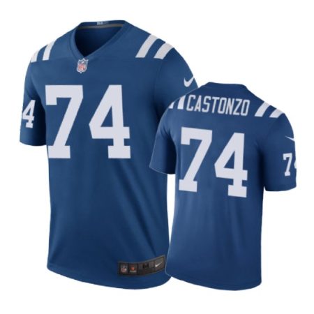 Indianapolis Colts #74 Anthony Castonzo Nike color rush Royal Jersey