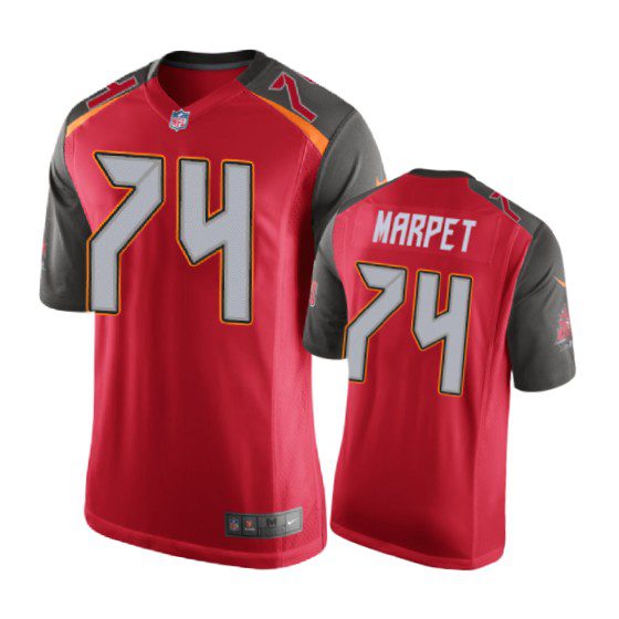 Tampa Bay Buccaneers #74 Ali Marpet Red Nike Game Jersey - Men's 1 74 red ali marpet jersey
