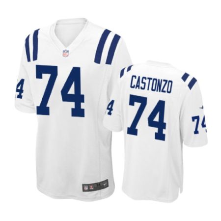 Indianapolis Colts #74 Anthony Castonzo White Nike Game Jersey - Men's