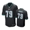 Philadelphia Eagles #79 Brandon Brooks Black Nike Game Jersey - Men's 2 79 black brandon brooks jersey