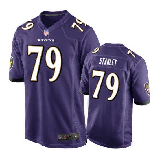 Baltimore Ravens #79 Ronnie Stanley Purple Nike Game Jersey - Men's 1 79 purple ronnie stanley jersey
