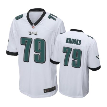 Philadelphia Eagles #79 Brandon Brooks White Nike Game Jersey - Men's