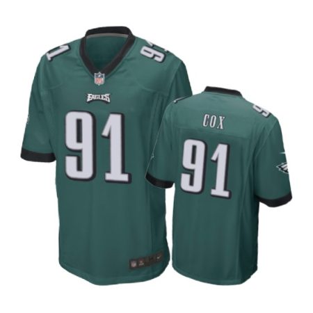 Philadelphia Eagles #91 Fletcher Cox Green Nike Game Jersey - Men's