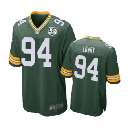 Green Bay Packers #94 Dean Lowry Green Nike Game Jersey - Men's