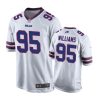 Buffalo Bills #95 Kyle Williams White Nike Game Jersey - Men's 2 95 white kyle williams jersey