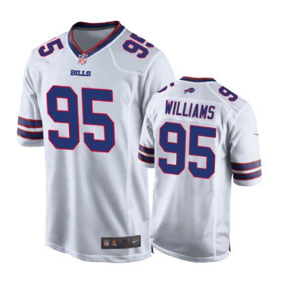 Buffalo Bills #95 Kyle Williams White Nike Game Jersey - Men's 1 95 white kyle williams jersey