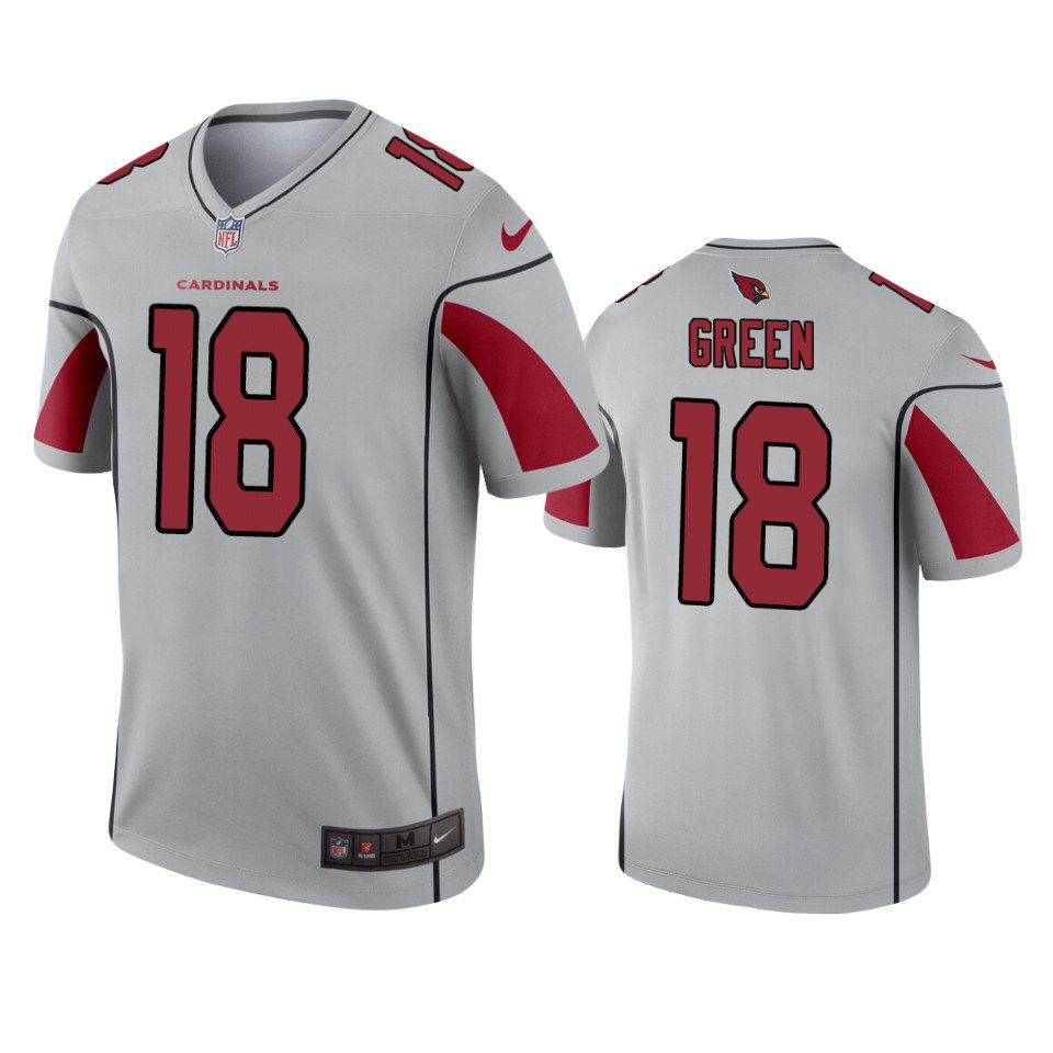 Arizona Cardinals A.J. Green Silver Inverted Legend Jersey 1 a.j. green cardinals inverted legend silver jersey