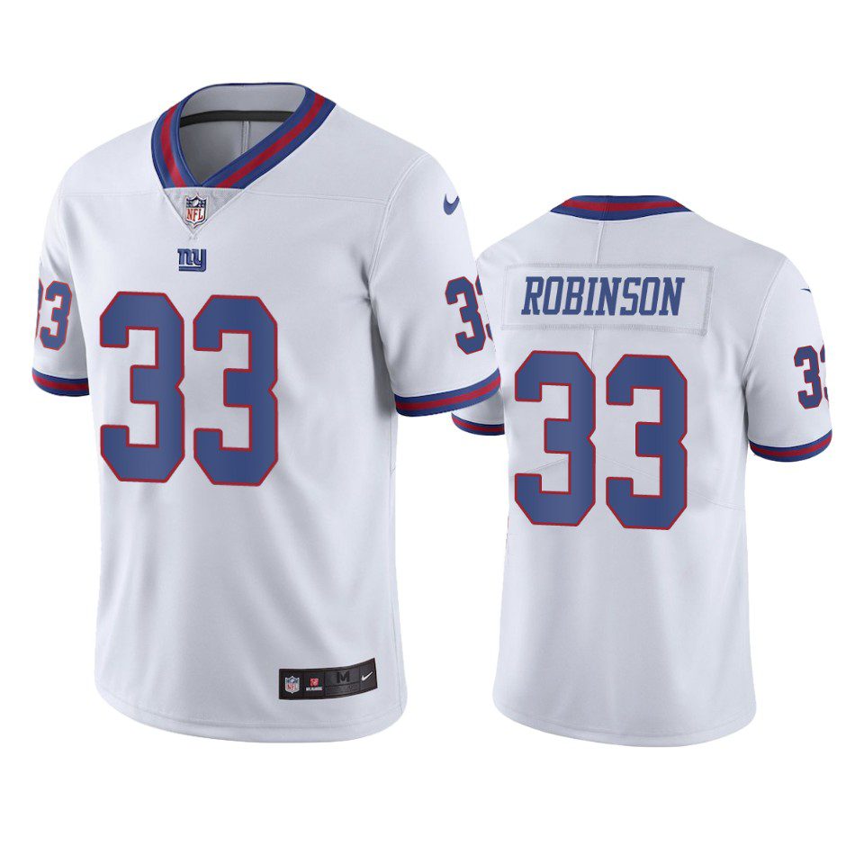 Color Rush Limited New York Giants Aaron Robinson White Jersey 1 aaron robinson giants color rush limited white jersey