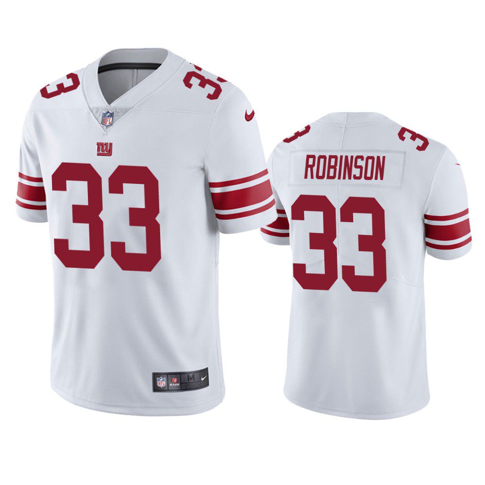 Aaron Robinson New York Giants White Vapor Limited Jersey 1 aaron robinson giants white vapor jersey